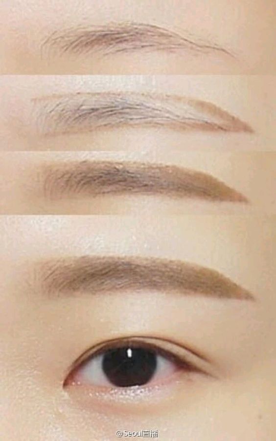 Koreanstraightbrowtutorial